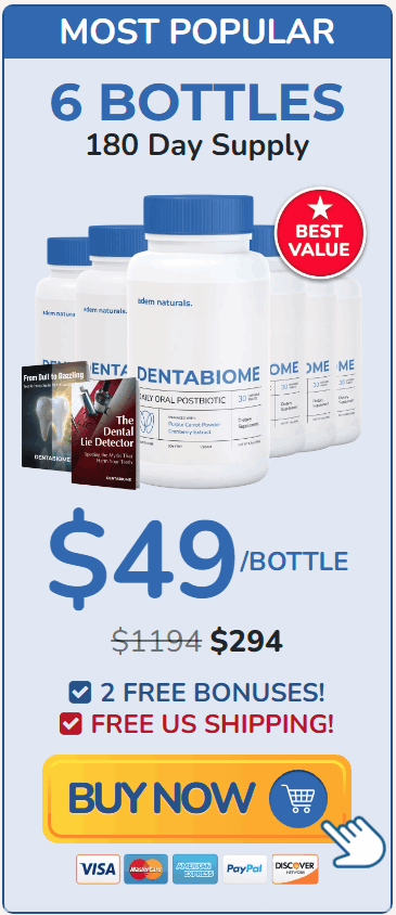 Order DentaBiome 6 Bottles